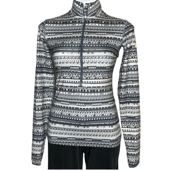 Nike Pro warm 8 bit 1/2 zip training top, small - Picture 2 of 7